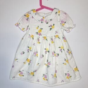Cat & Jack Floral Print Dress Kids size 4